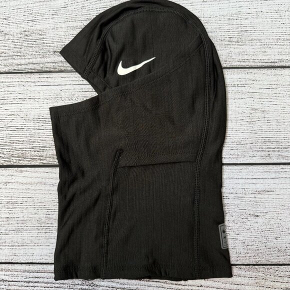 Nike Pro Therma-Fit Hyperwarm Hood Ski Mask | Black | Cold Weather Face Cover - Picture 2 of 5